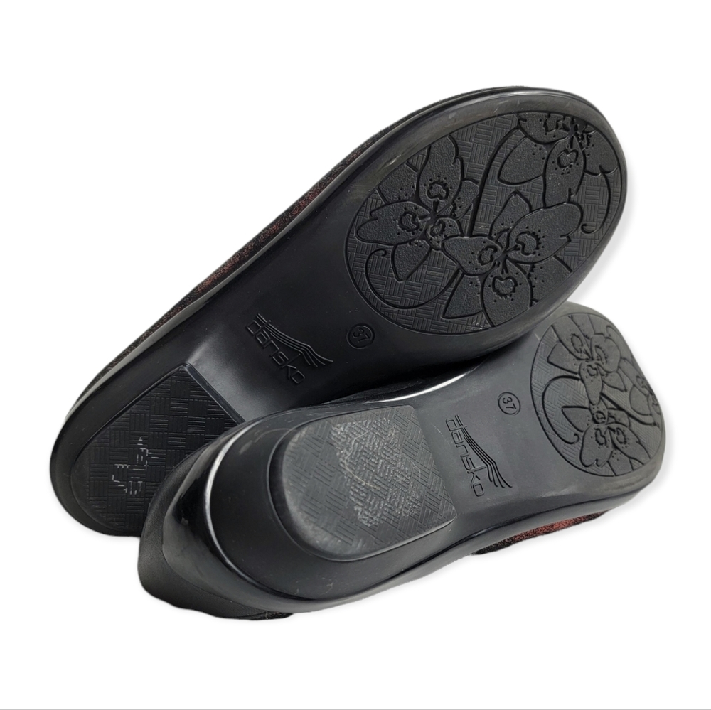 Dansko Olena Metallic Bronze Slip On Shoes - Picture 8 of 10